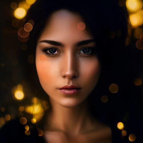 Photorealistic Portrait Of A Beautiful Woman Midjourney