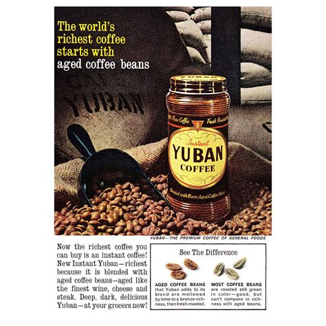 1961 Yuban Coffee Worlds Richest Coffee Vintage Print Ad Ebay