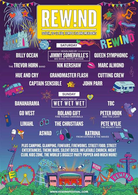 Rewind Festival Confirms Dates And Line Ups For 2021