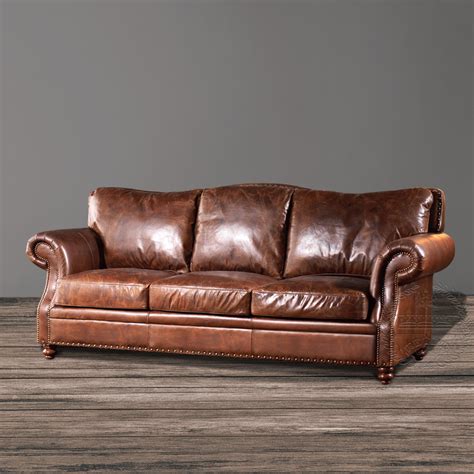 Vintage Leather Sofatan Leather Sofavintage Tan Leather Sofa