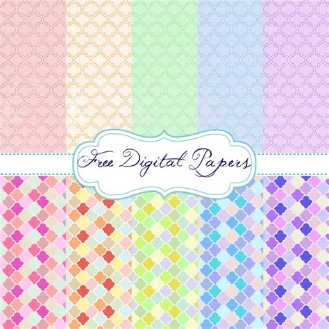Friday Freebies 10 Colorful Patterned Paper The Dutch Lady Designs