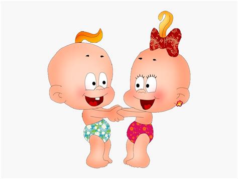 Funny Baby Boy And Girl Playing Clip Art Images Couple Babies Cartoon