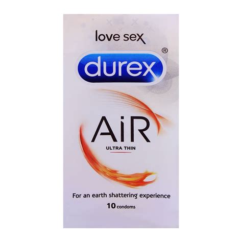 Order Durex Air Ultra Thin Condoms 10 Pack Online At Special Price In Pakistan Naheed Pk