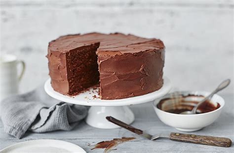 A final flourish of warm, gooey ganache, after the cake is removed from the freezer, is guaranteed to. Chocolate Cake Recipe | Chocolate Sponge Cake | Tesco Real ...