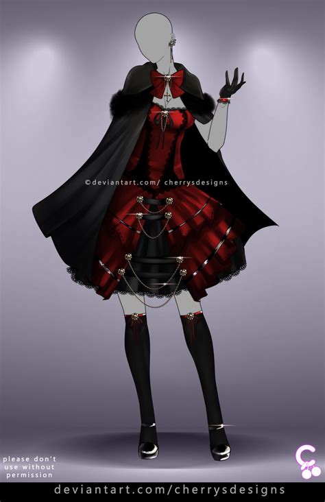 Open 24h Auction Outfit Adopt 1327 By Cherrysdesigns On Deviantart