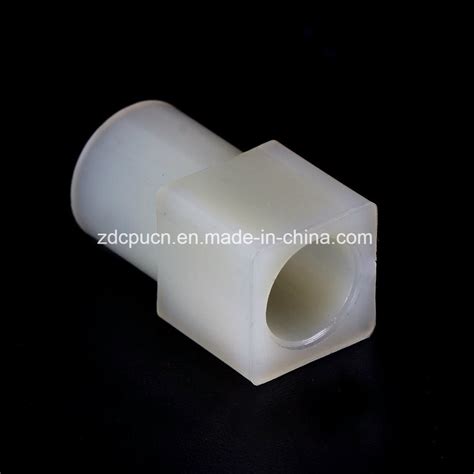 China Cnc Machined Square Shape Pa Pom Plastic Bushing Nylon Taper