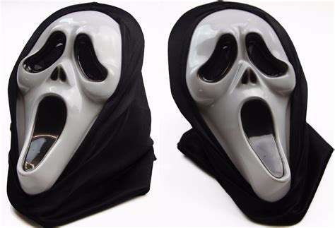 Scream Mask Scary Mask Mens Evil Halloween Party Horror Black Movie