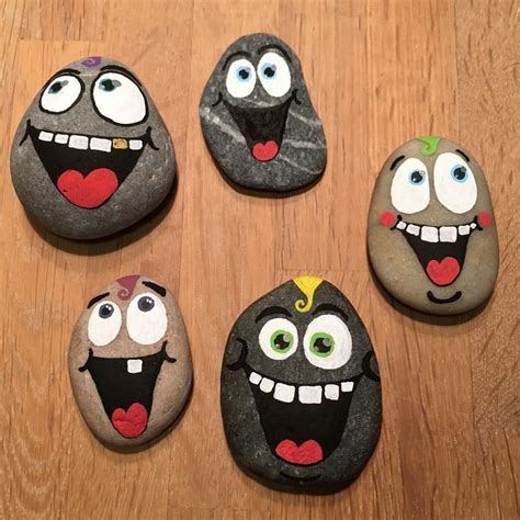30 Best Painted Rock Faces Ideas Rock Painting Patterns Painted