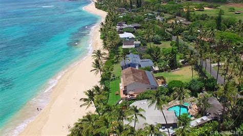 Aerial Tour Of Oceanfront North Shore Oahu Homes Youtube