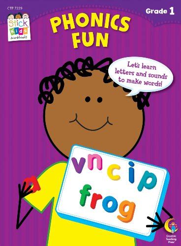 Phonics Fun Grade 1 With Stickers Stick Kids Workbooks Book The