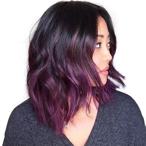 What comes to your mind once you see this image matters more! 35 Bold and Provocative Dark Purple Hair Color Ideas