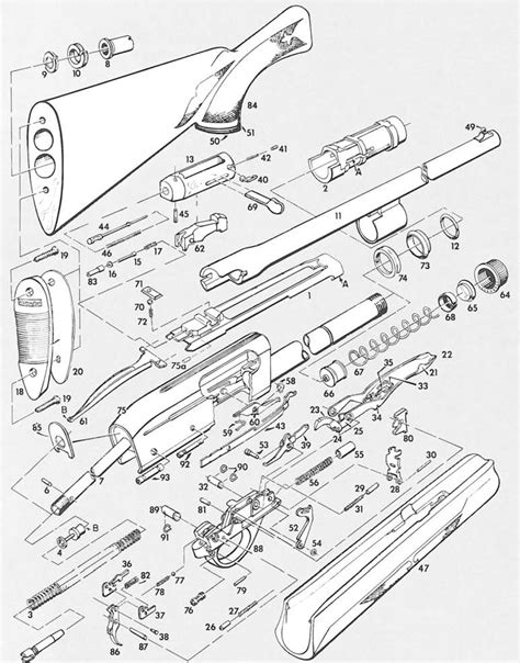 Remington Model 11 Parts Diagram