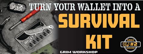 Grim Workshop Survival Cards Tool Necklaces And Micro Tools