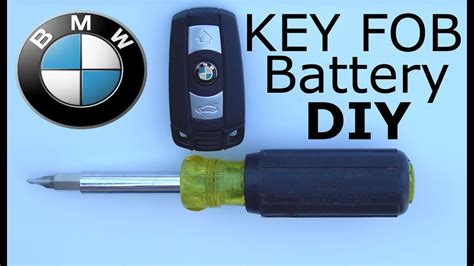 BMW Key Fob Battery Replacement YouTube