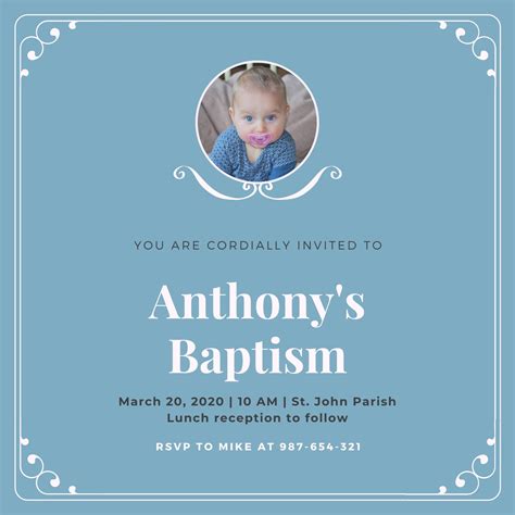 Formal Baptism Invitation Wording