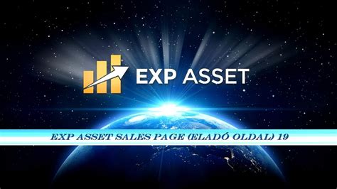 Exp Asset Sales Page Eladó Oldal 19 Youtube