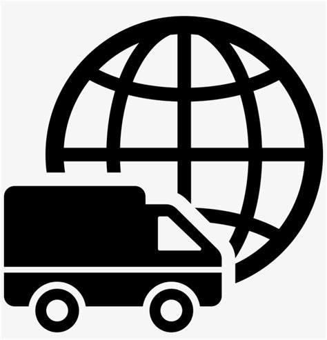 International Logistics Delivery Truck Symbol With Logistics Icon Png