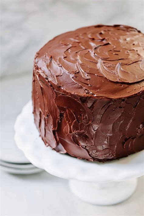 Ultimate Three Layer Chocolate Cake With Ganache Frosting Homemade Chocolate Cake Ultimate