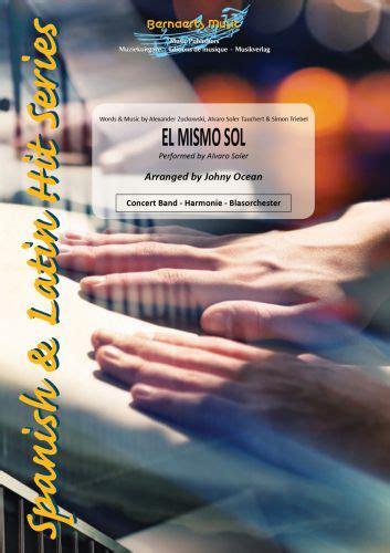 Score El Mismo Sol By Alvaro Soler Johny Ocean For Wind Band