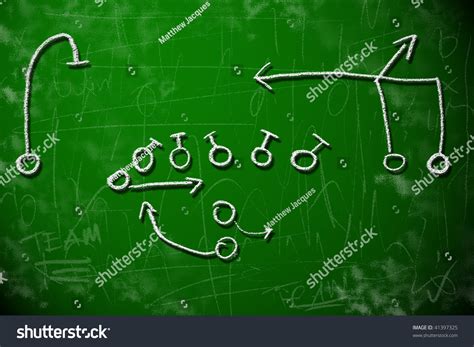 Check spelling or type a new query. American Football Playbook Diagram On Chalkboard Stock ...