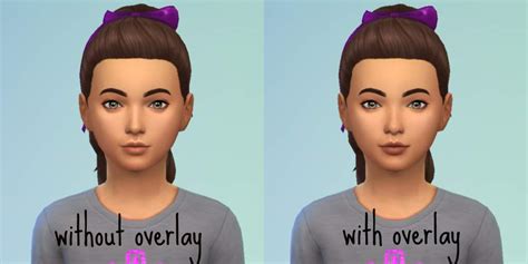 Sims Cc Child 4 Overlay Skin Wallpaper Base