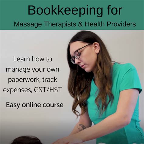 bookkeeping for massage therapists learn bookkeeping canada