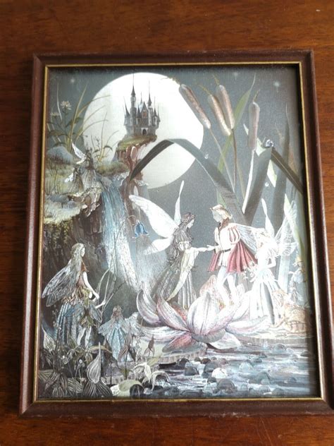 Vintage Dufex Foil Print Fairies Jean And Ron Henry Set Of 6 Fantasy
