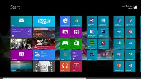Custom Windows 8 Start Screen Youtube