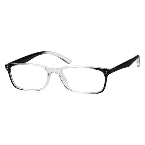 black rectangle glasses 246523 zenni optical zenni prescription eyeglasses geek chic