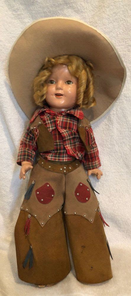 16 inch ideal shirley temple texas ranger cowgirl doll vintage ideal shirley temple shirley