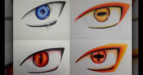 Naruto Eyes Drawing What Are All The Different Types Of Eyes In