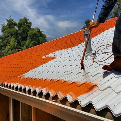 Metal Roof Restoration In Upland Ca With Nutech Paints Color Nxt