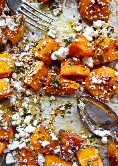 Roast Pumpkin With Feta And Honey Receita Queijo Feta Salada De