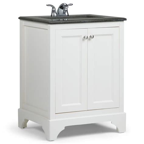 36 bathroom vanity, white quartz top with ceramic vessel sink. Simpli Home Cambridge 24 in. Vanity in Soft White with ...