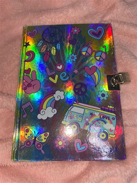 Holographic Smiggle Diary With Lock And Keys Hobbies And Toys