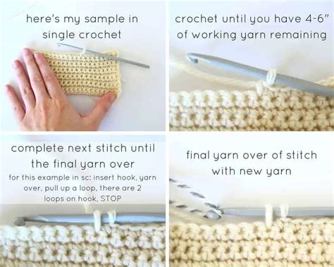 How To Join Yarn In Crochet 4 Ways Step By Step