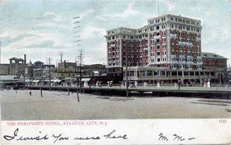 Atlantic City Chalfonte Hotel 1911 Atlantic City Old Pictures