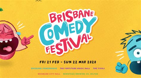 Brisbane Comedy Festival 2019 Lineup Comedy Walls