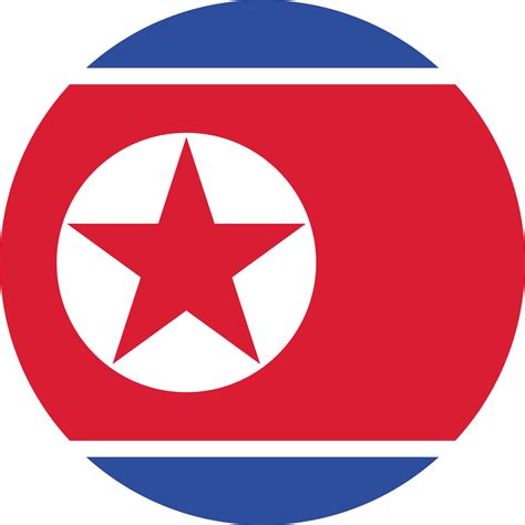 Circle Flag Of North Korea 11571335 Png