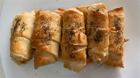 Easy Turkish Cheesy Filo Pastryrolls Recipe For Turkish Cheese Rolls