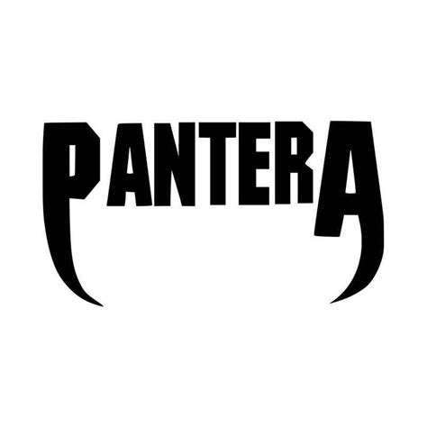 Pantera Car Band Logo Vinyl Decal Sticker Band Logos Rock Band Logos