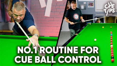 Stephen Hendrys Number 1 Routine To Improve Cue Ball Control Youtube
