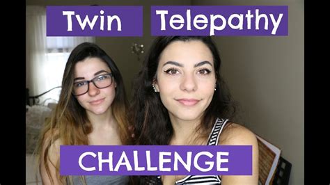 Twin Telepathy Challenge Youtube