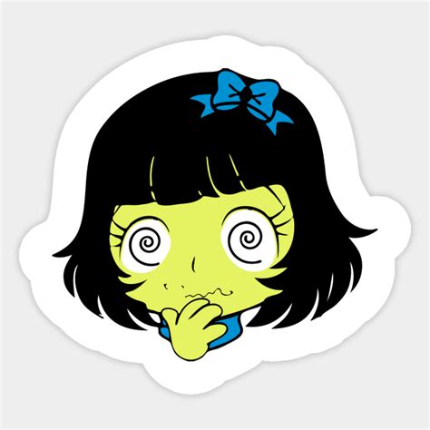 Dizzy Confused Anime Manga Girl Face Anime Sticker Teepublic