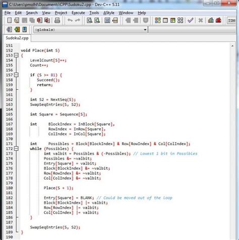 In order to run the project, you must have installed dev c++ or code blocks on your pc. Prime Minister of Singapore shares his C++ code for Sudoku solver | Ars Technica