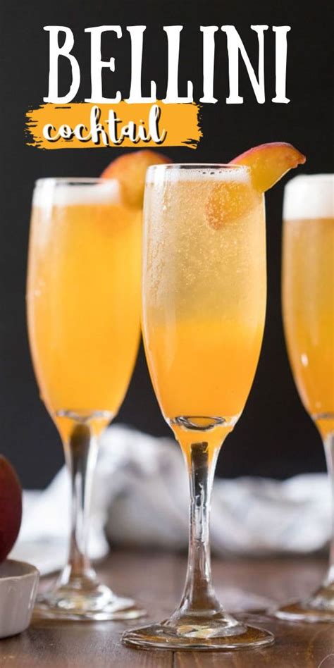 Commonly Called A Peach Bellini This Combination Of Peach Puree And Prosecco Is Served In A