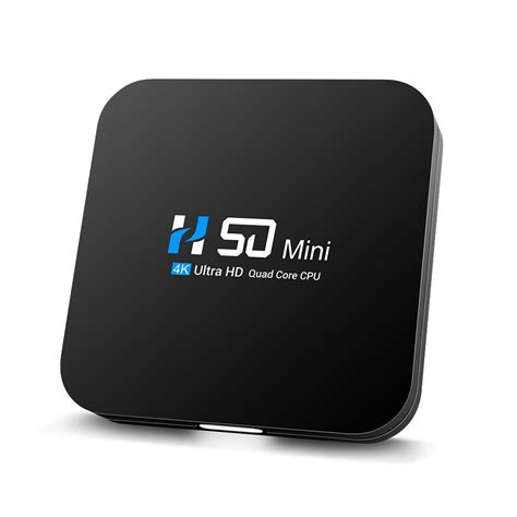 H50 Mini Android Tv Box Support Chromcast H20 Tv Receiver 4k Quad Core