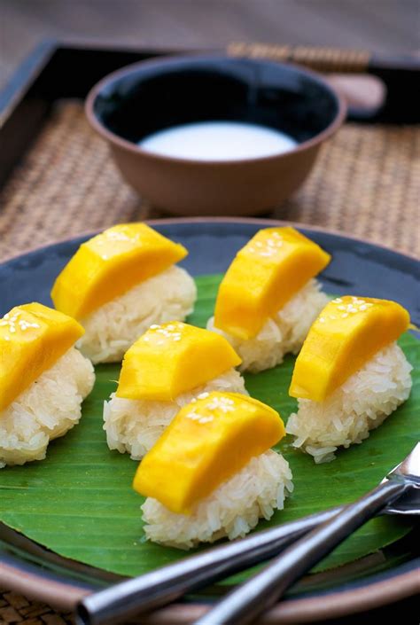 How To Make Heavenly Thai Mango Sticky Rice Dessert Recipe Sticky