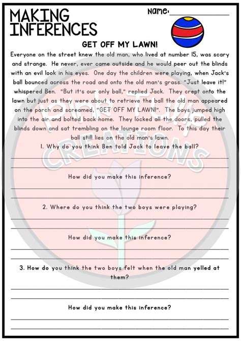 Drawing Conclusions And Making Inferences Worksheets Printable Word Searches
