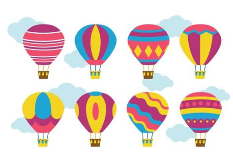 Heart hot air balloon vector eps, hand drawn, vector, eps, logo, icon, crafteroks, silhouette illustration for different uses. Bright Hot Air Balloon Vector 147798 - Download Free ...